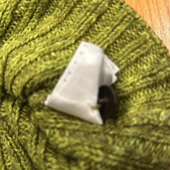 Polarn O. Pyret Sweden Green Cable Preppy Sweater 6-9 Months - Picture 7 of 8